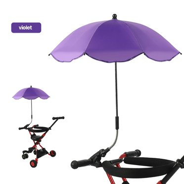 DPTALR Removable Umbrella Holder & Umbrella for Stroller for Wheelchair(Mount + Umbrella)
