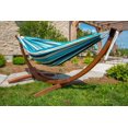 thumbnail image 2 of Double Sunbrella® Hammock with Solid Pine Arc Stand  - Surfside (8ft)  (FSC Certified), 2 of 3