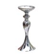 thumbnail image 1 of facefd Long Stand Metal Candle Tea Light Holder Candlestick Flower Vase Silver-S, 1 of 6
