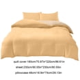 thumbnail image 3 of Queen Bedding Set under $5! CQCYD Queen Size Bedding Set, 4 Piece Bedding Collection, Washed Cotton Sheets, Teen Dorm Bedding, Comfortable Bed Set, Fresh Color Design, Complete Bedding Package, 3 of 6