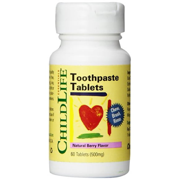 Childlife Toothpaste Tablet Natural Berry - 60 Tablets