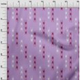 thumbnail image 2 of oneOone Georgette Tissu Viscose Flèche Signe Tissu Imprimé Kasuri 1 Yard 42 Inch Wide, 2 of 4