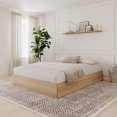 thumbnail image 3 of Nexera 3 Drawer King Size Storage Bed Frame, Maple, 3 of 8