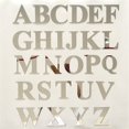 thumbnail image 1 of Bgsha Acrylic Mirror Wall Stickers 26 Alphabet English Letters DIY Decor Mural Silver, 1 of 4