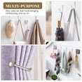 thumbnail image 3 of 4Pcs Curtain Tiebacks Curtain Holdbacks Curtain Hooks for Drapes Metal Curtain Tiebacks Curtain Holder Curtain Tiebacks Wall Mounted for Living Room, Bedroom and More, 3 of 7