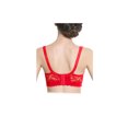 thumbnail image 2 of INSPIRE CHIC Women Full Cup Bras Breathable Comfort Floral Lace Full Coverage Non Padded Underwired Bra 36/80 Fit 34B Red, 2 of 7