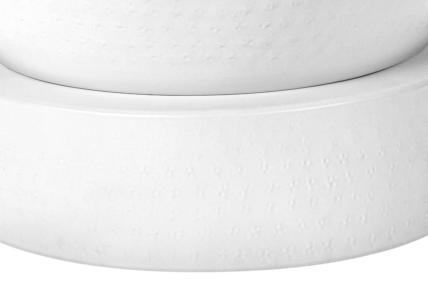 Monarch Specialties Table D'appoint, Tambour, Coté, Bout, Table De Nuit, Lampe, Salon, Chambre À Coucher, Métal Blanc, Contemporain, Moderne