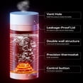 thumbnail image 4 of YOPTOP Travel Kettle 300W 500ml Small Electric Kettle with 4 Variable Presets, 100% Stainless Steel, Portable Tea and Coffee Kettle,3, 4 of 8