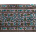 thumbnail image 4 of oneOone Georgette Viscose Fabric Leaves & Floral Block Printed Fabric 1 Yard 42 Inch Wide, 4 of 4