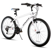 HILAND 24 inch Mountain Bike for Men Women, 18 Speeds High-Carbon Steel Frame, Sport Cycling MTB Bicycle for Adult