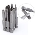 thumbnail image 4 of 12Pcs Étoile Tête Tournevis Tournevis Bit, Star Tête Bits Pièces de Perceuse & Accessoires Foret Bits 50mm Bit Set S2 Acier Impact Driver Bits avec 1 / 4 Pouces Tige, 4 of 8
