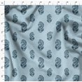 thumbnail image 4 of Soimoi Silk Fabric Leaves Block Print Fabric by The Yard 42 Inch Wide, 4 of 5