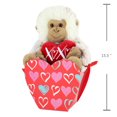 thumbnail image 4 of Way to Celebrate Valentine’s Day  Plush Toy In Gift Box, Monkey, 4 of 4