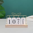 thumbnail image 3 of GUOOL Creative Flip Calendar Year Monthly Weekly Planner Perpetual with Light Reusable With Bowknot, 3 of 8