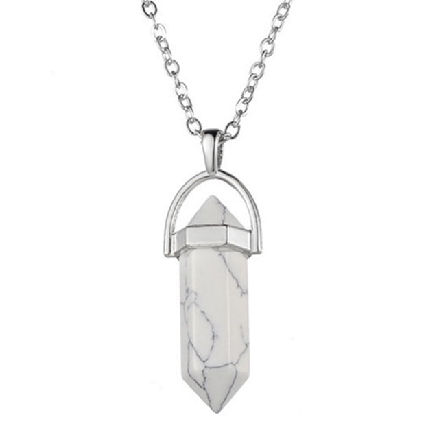 QualitChoice Hexagon Column Charm Exquisite Women Men Making Findings Handmade Anniversary Hanging Pendants Colorful Crystal Follie 1Set
