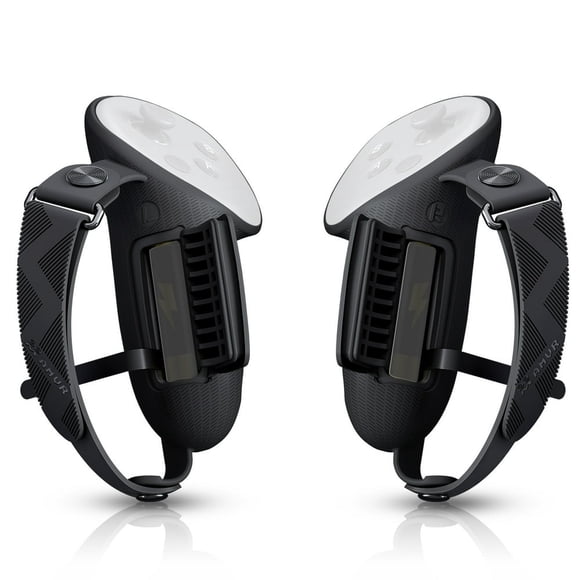 HLONK Couvercle de Poignées de Manette Compatible avec Accessoires Meta/Oculus Quest 3 avec Couvercle d'Ouverture de Pile Sangles de Joint