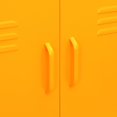 thumbnail image 5 of vidaXL Armoire de Rangement Jaune Moutarde 80x35x101,5 cm Acier, 5 of 5