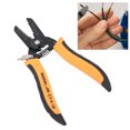 thumbnail image 1 of Wire Stripper, Adjustable Carbon Steel Elastic Spring Anti Slip Wire Stripping Plier  for 10 To 22AWG Solid Wires, 1 of 7