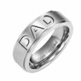 thumbnail image 2 of DPTALR Letter Men's Titanium Steel Jewelry 1pc, 2 of 9