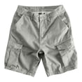 thumbnail image 4 of LIBRCLO Shorts Cargo pour Hommes avec Multiples Poches, Légers, Décontractés, de Plein Air, de Travail, pour la Randonnée et le Golf, 4 of 6
