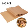 thumbnail image 1 of Ruibeauty 100 Pcs Rouleau de Papier Parchemin Antiadhésif Doublure de Moule à Pâtisserie Four Cuisson Pizza Pain 8.0x12 Pouces, 1 of 6