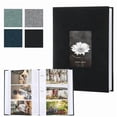 thumbnail image 3 of Photo Album Large Photo Album with 300 Photo Capacity Linen Cover and Acid-Free PVC-Free Pages with Writing Space for 4x6 Photos,Dark Blue,6"(200PCS) JASKFLY, 3 of 5