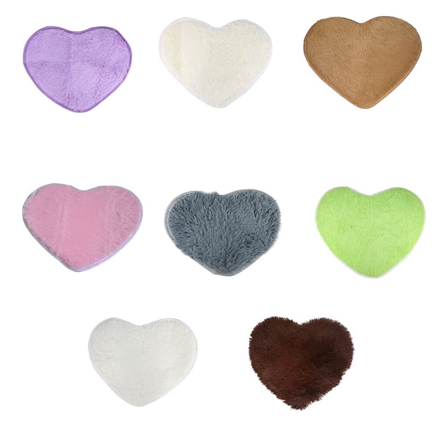 Heart Shaped Non-Slip Soft Tufted Rug no slip carpet cute Mat Carpet Floor Mat Area Rug