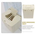 thumbnail image 4 of HLONK 2Pcs Plastic Bird Nest Box for Parakeet Budgie Cockatiel, 4 of 5