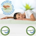 thumbnail image 3 of HoMedics 3" Cool Support Gel Memory Foam Mattress Topper, 3 of 3
