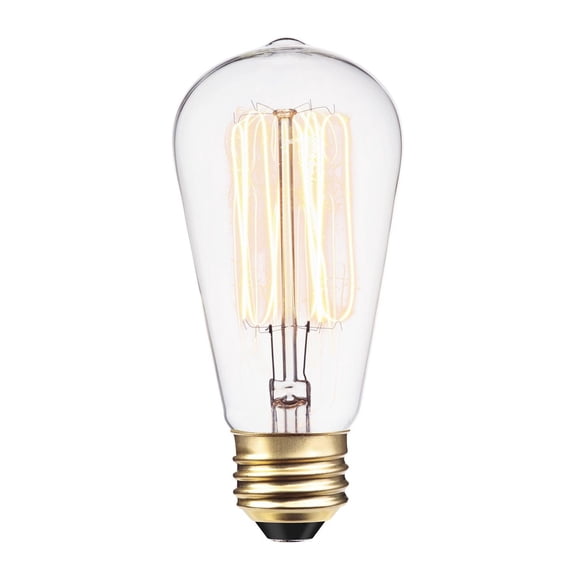 60W Vintage Edison S60 Squirrel Cage Incandescent Filament Light Bulb