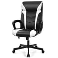 thumbnail image 1 of Patiojoy Office Chair Ergonomic Desks Chair Swivel Computer Chair w/Armrests White, 1 of 10