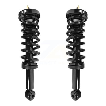 Transit Auto Front Complete Suspension Shocks Strut and Coil Spring Mount Assemblies Pair for Car 2009-2013 Ford F-150 4WD Excludes Rear Wheel Drive Torsion - Left Right Side K78A-100035