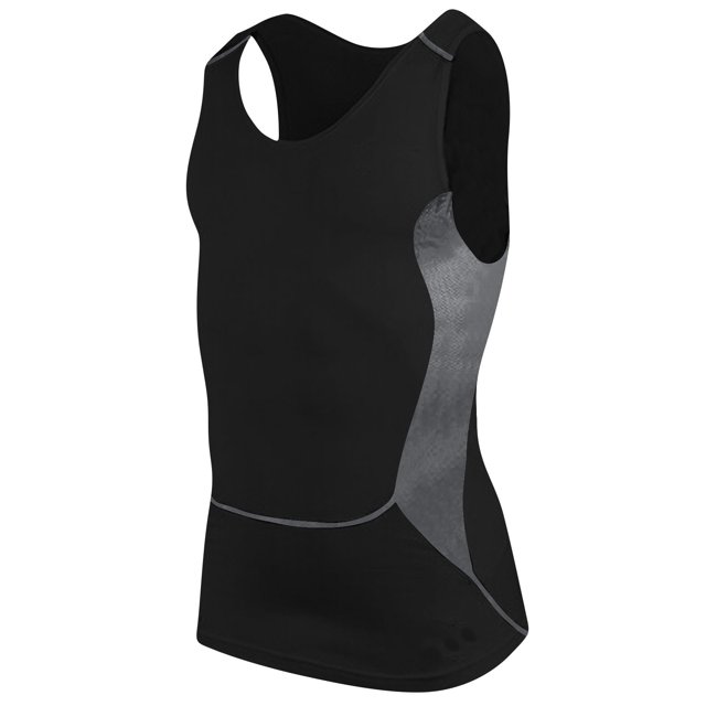 asjyhkr Mens Compression Tank Tops Workout Sleeveless Quick Drying Stretchy Gym Athletic Tshirts Tank