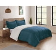 thumbnail image 1 of Swift Home Reversible Plush Mink & Sherpa Comforter Set, Luxuriously Soft, 1 of 3