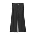 thumbnail image 4 of 6 Month Rompers Softball Girl Girls High Waisted Wide Leg Pants Summer Solid Color Button Down Casual Trousers With Pockets Comfortable And Stylish For Teens And Juniors, 4 of 6