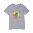 thumbnail image 1 of RXIRUCGD 2025 Vêtements d'Été pour Enfants T-shirt Imprimé Mode Mignon Col Rond Manches Courtes, 1 of 5