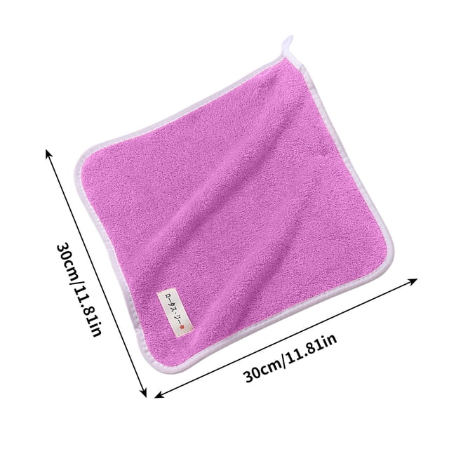 QTOCIO Children's Handkerchief Towel Candy Face Wash Soft Absorption Of Water Multi-purpose Small Towel