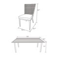 thumbnail image 4 of Ensemble table et chaises Asteri hometrends, 4 of 8
