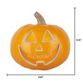 thumbnail image 3 of Lighted 9" Blow Mold Jack O Lantern Traditional B, 3 of 6