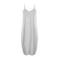 thumbnail image 4 of Robe Maxi d'Été pour Femmes Décontractée Bohème Longue Robe Sans Manches à Bretelles Smockée à Volants Longue Plage Soleil Robes, 4 of 4