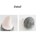 thumbnail image 3 of TopLLC Handle Stainless Steel Wire Ball Kitchen Brush Dish Cleaning Tools on Clearance, 3 of 5