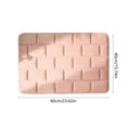 thumbnail image 3 of Wzzjkit Bathroom Mats, Comfortable, Soft, Super Water Absorption Bath Mat, Machine Wash, Non-Slip, Thick, Easier to Dry, for Bathroom Front Door Bathroom Rugs, 3 of 6