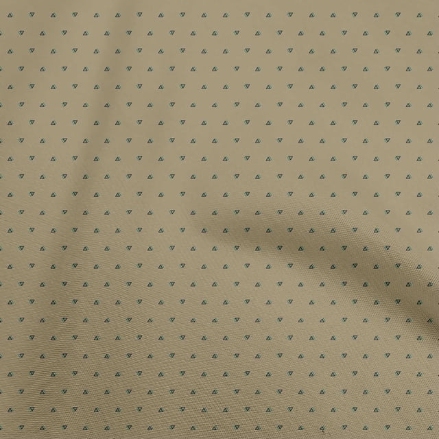 oneOone Cotton Poplin Light Brown Fabric Geometric Sewing Craft Projects Fabric Prints By Yard 56 Inch Wide