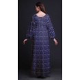 thumbnail image 4 of Bimba Robe Maxi à Manches Longues pour Femmes en Georgette Mousse Cheddar à Imprimé Floral avec Taille Élastique - X-Grand, 4 of 5