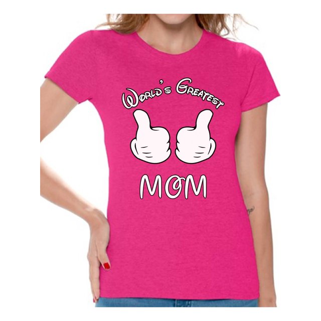 Awkward Styles Monde des Femmes le Plus Grand T-shirt de Maman Graphique Tops Fête des Mères