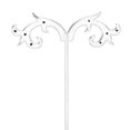 thumbnail image 3 of tredstone 3x Iron T Bar Earring Necklace Jewelry Display Stand Rack White-Wave, 3 of 9