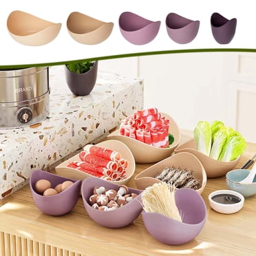 EGNMCR Pasta Bowls Salad Bowl Set Set Of 5 Lotus Fruit Salad Cereal Bowls Home Decor Bowls Kitchen Porcelain Bowls Microwave Safe Bowls For Dessert Storage Bowl