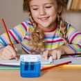 thumbnail image 4 of Covered Pencil Sharpener for Crafting and School Use Compact Handheld Hole Sharpener for Children Adults Students and Families, 4 of 4
