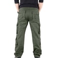 thumbnail image 4 of cllios Prime Clearance Mens Cargo Pants Plus Size Multi Pockets Pants Work Military Trousers Running Jogger Cargo Pants, 4 of 4