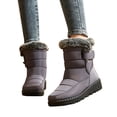 thumbnail image 3 of Bottes d'Hiver pour Femmes, Mode, Confortables, Extérieur, Mi-Longues, Chaussures pour Temps Froid, Randonnée et Aventure, 3 of 9
